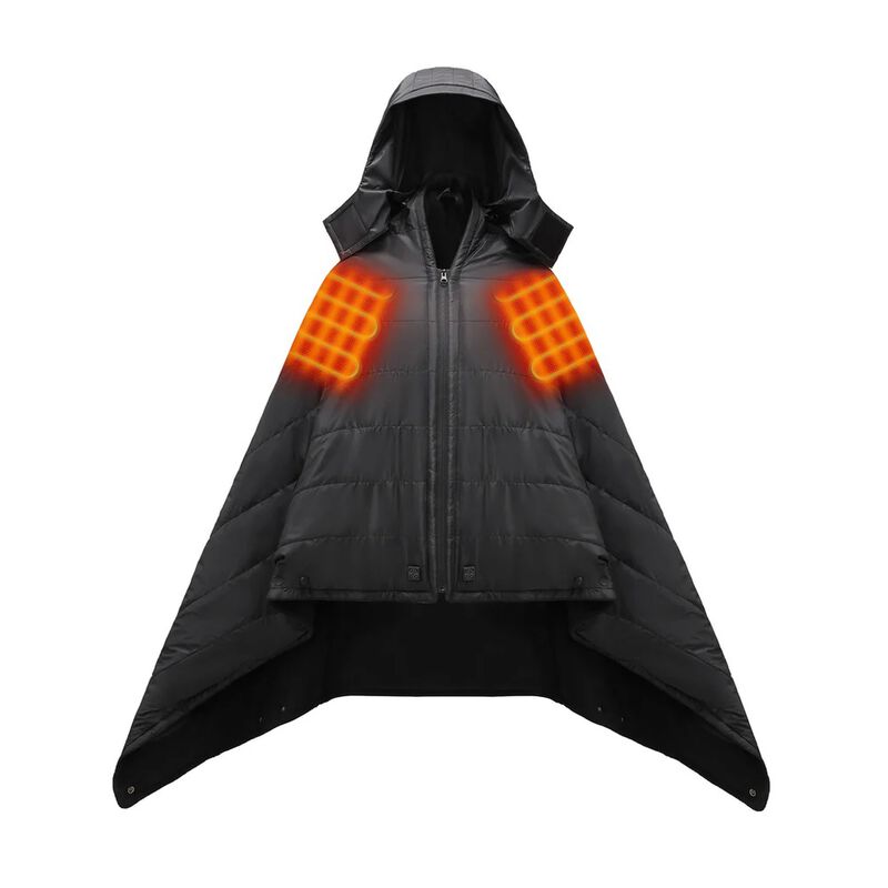 ORORO Heated Dual Control Poncho Blanket with 8 Heating Zones image number 10