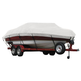 Exact Fit Covermate Sunbrella Boat Cover for Cobalt 303 303 Cruiser W/Arch Cutouts Doesn't Cover Extended Swim Platform W/Spot Light I/O. Natural