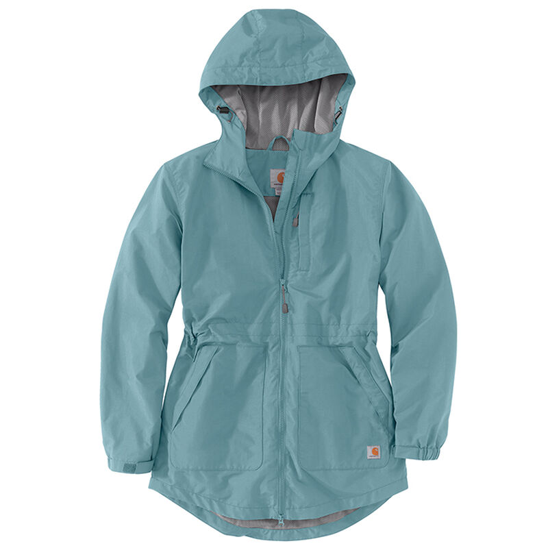 Carhartt Women's Rain Defender Hooded Lightweight Coat image number 5