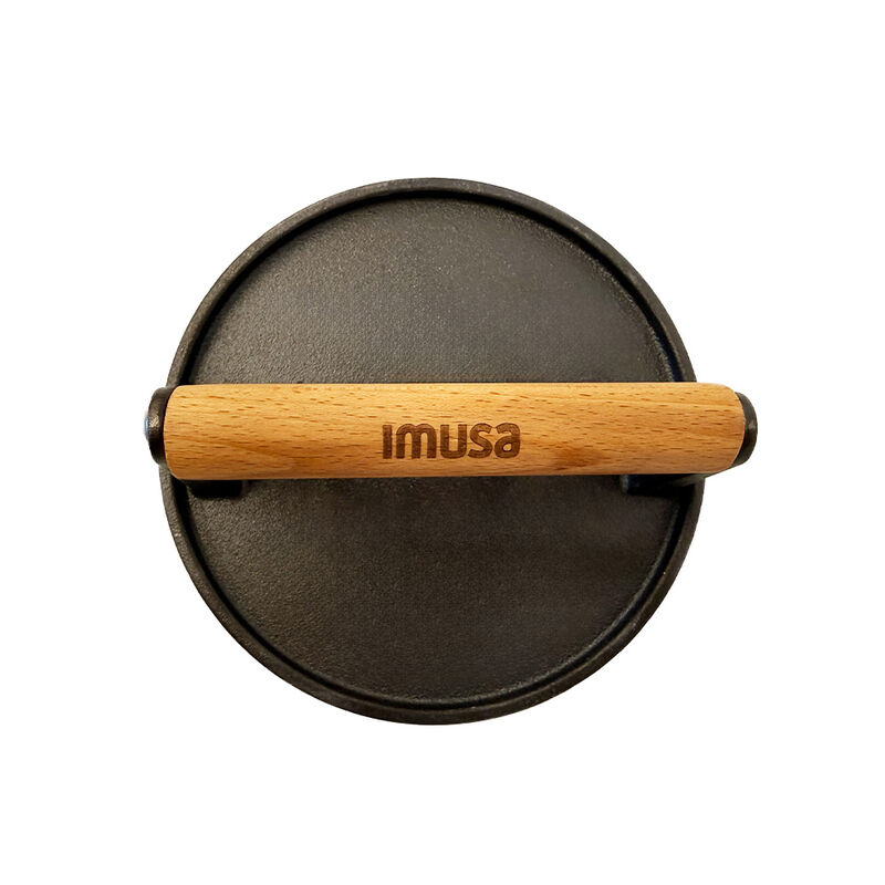 IMUSA 7" Cast-Iron Round Burger Press image number 2