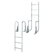 International Dock Wide-Step Flip-Up Dock Ladder, 5-Step