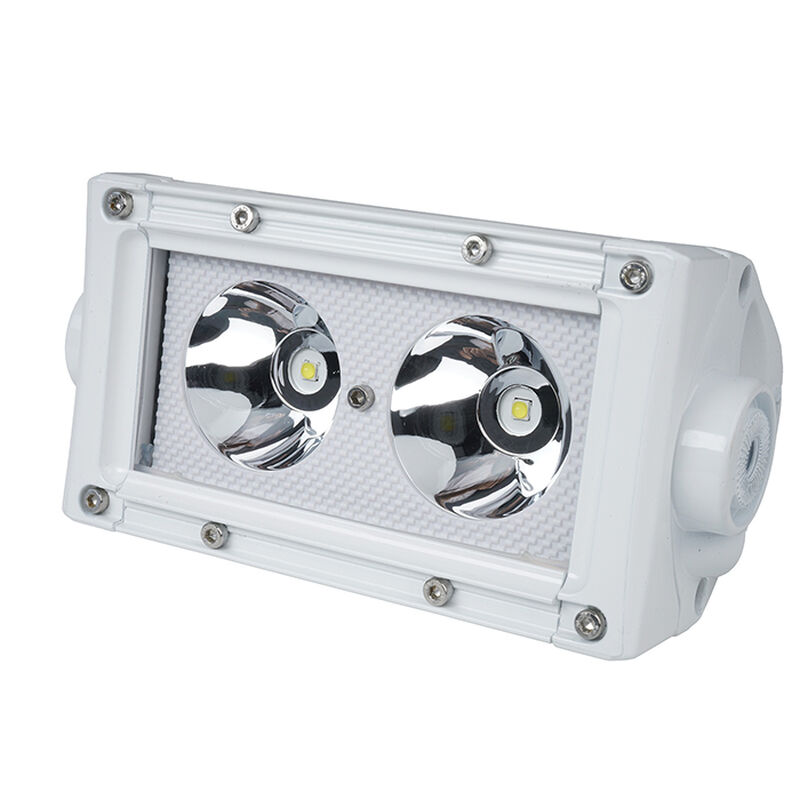New - 6.5inch Marine Grade Single Row Straight Light Bar with 20-Watt 2 x 10W High Intensity OSRAM LEDs image number 1