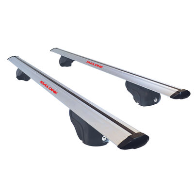 Malone AirFlow2 Roof Rack with Aero Crossbars for Raised, Factory Side Rails, 65"