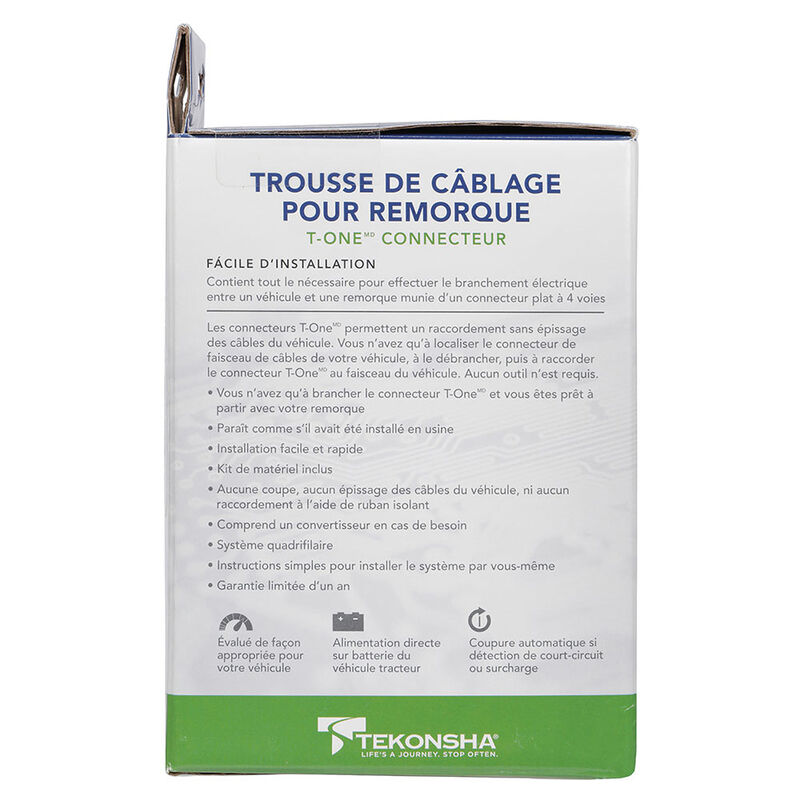 Tekonsha T-One T-Connector Custom Wiring Harness: Honda Accord image number 4