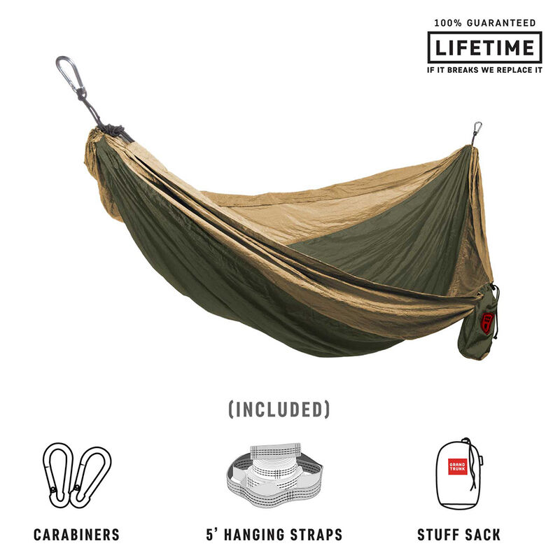 Grand Trunk Double Deluxe Hammock with Straps image number 25