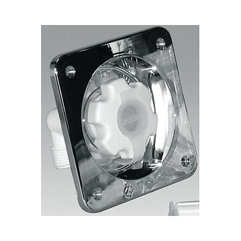 Jabsco Flush-Type Water Pressure Regulator, Chrome image number 1
