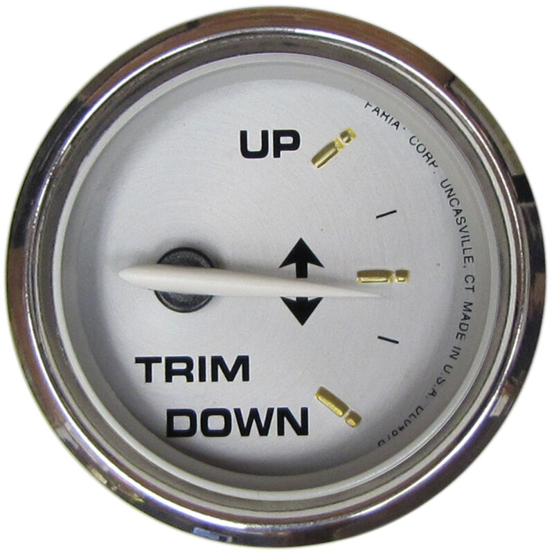 Faria Kronos Stainless Steel Trim Gauge image number 1