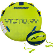 Gladiator Victory 1-Person Towable Tube with Booster Ball & 60' Tow Rope