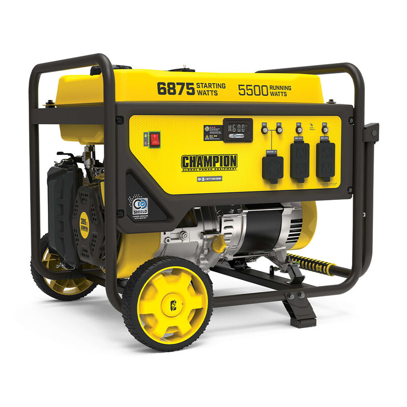 Champion 5500-Watt Portable Generator with CO Shield
