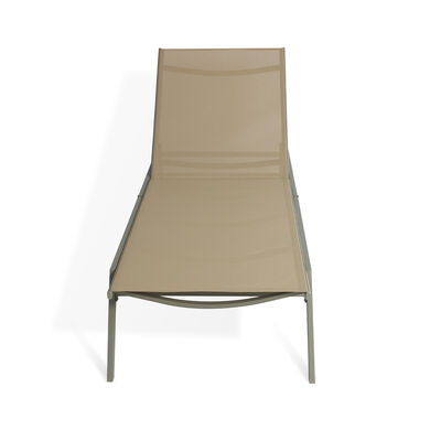 Ostrich Princeton Outdoor Chaise Lounge 2-Pack, Tan and Taupe