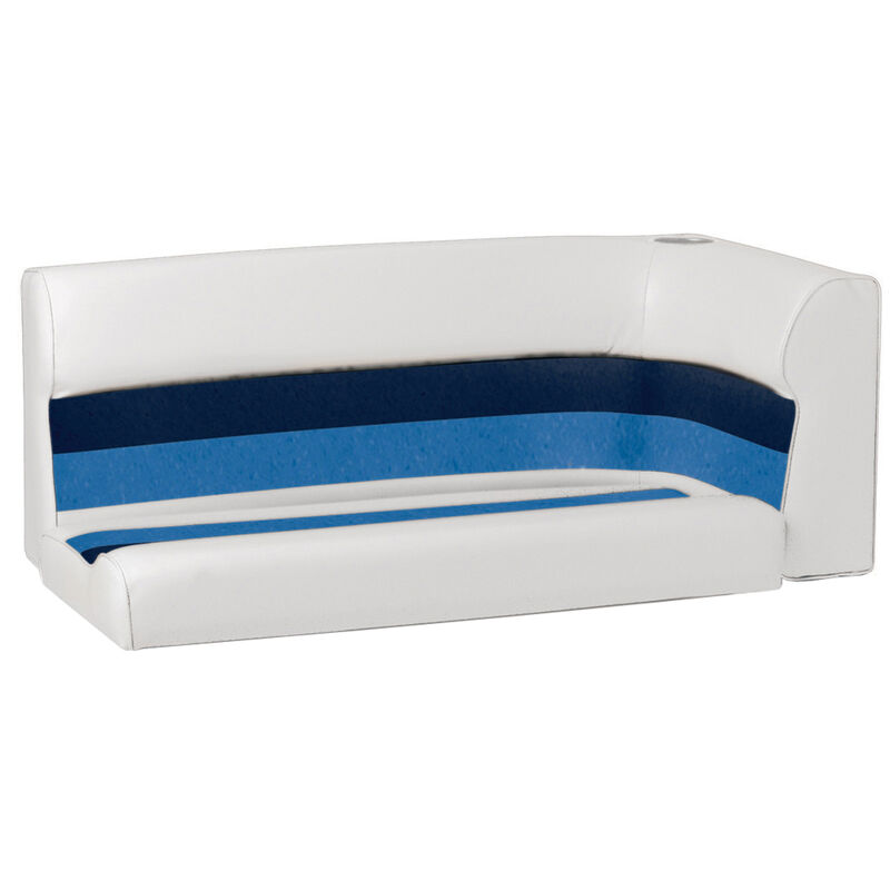 Toonmate Deluxe Pontoon Left-Side Corner Couch Top - White/Navy/Blue image number 9