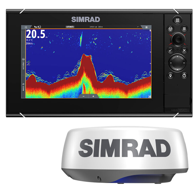 Simrad NSS9 evo3S Combo Radar Bundle w/Halo20+ image number 1