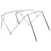 Shademate Bimini Top 4-Bow Aluminum Frame Only, 8'L x 42"H, 85"-90" Wide