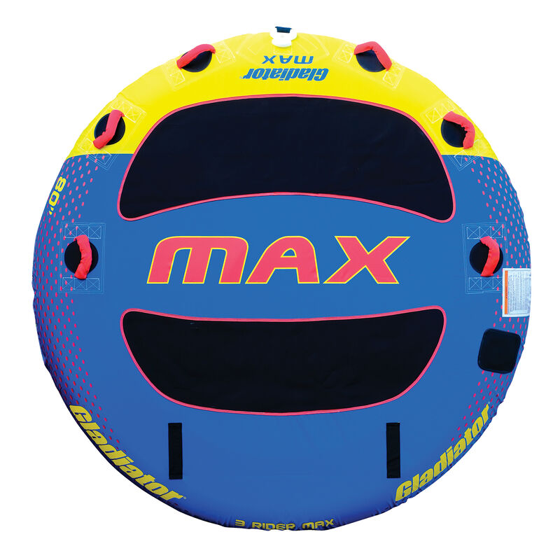 Gladiator Max Deck Rider 3-Person Towable Tube image number 5