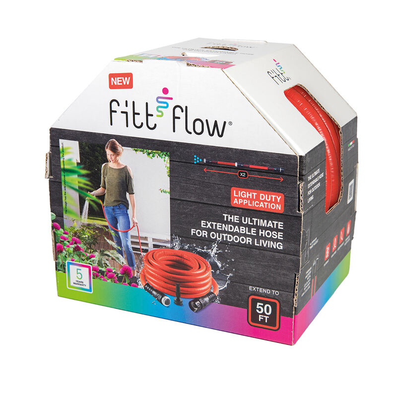 FITT Flow Freshwater Hose and Nozzle, 50 ft image number 3