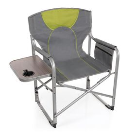 Folding Director's Chair with Side Table