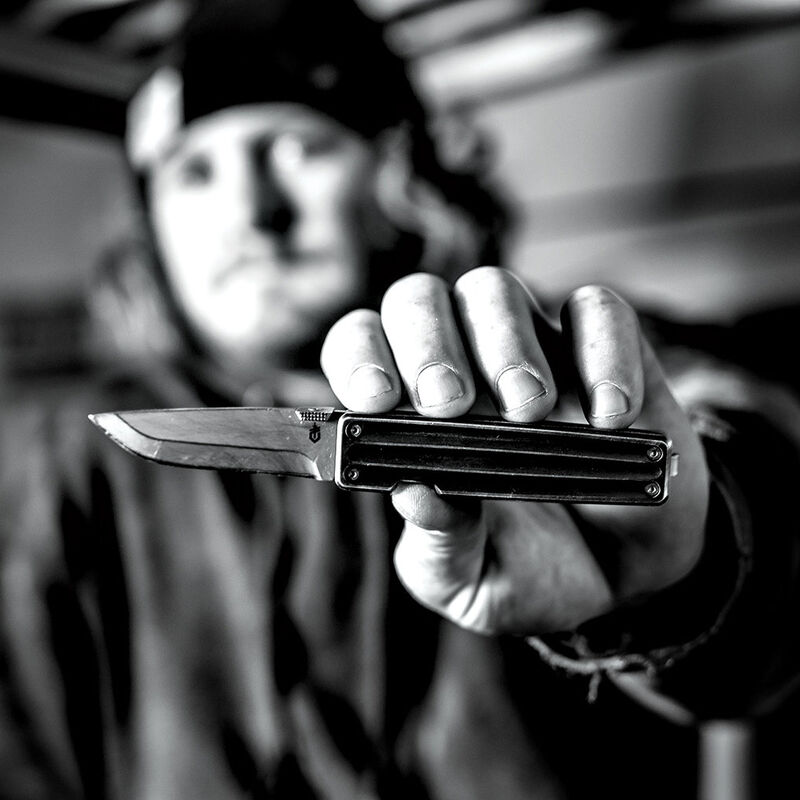 Gerber Pocket Square Aluminum Handle Folding Knife image number 4