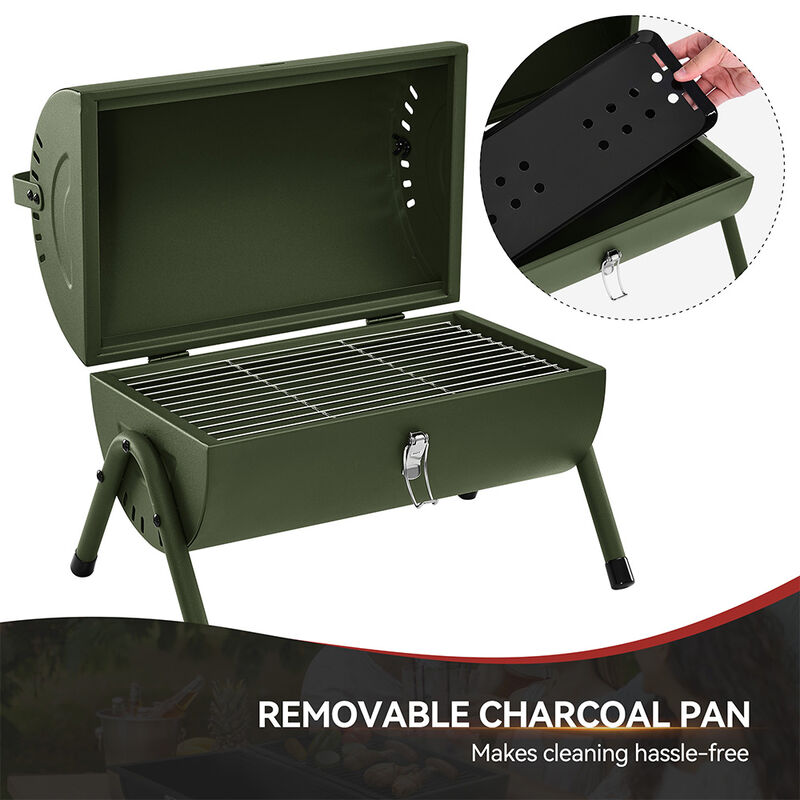 Royal Gourmet CC1015L Portable Charcoal Grill w/ 4 Air Vents image number 2