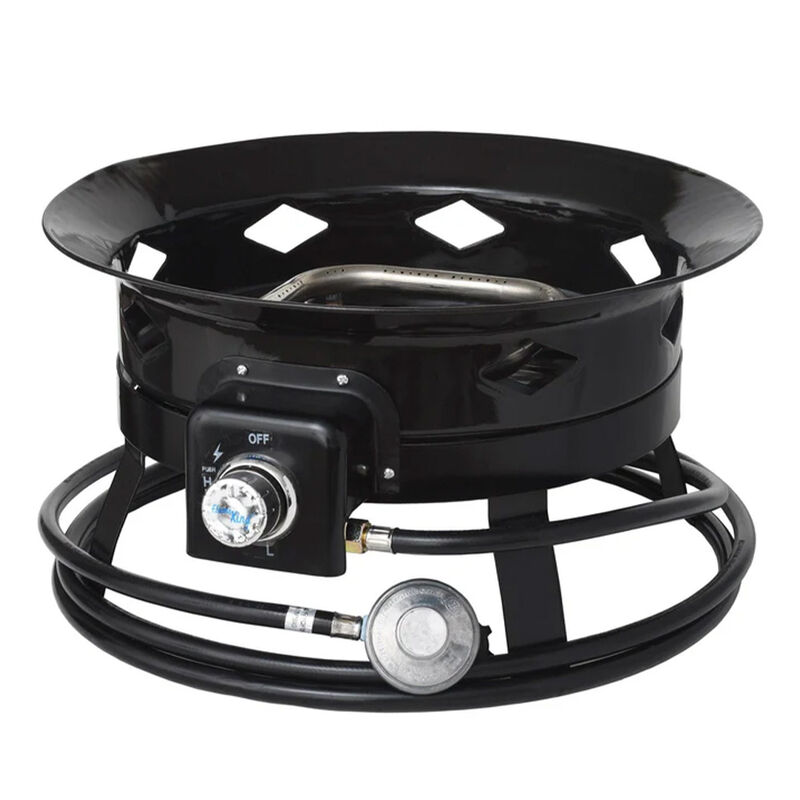 Flame King 19" Outdoor Portable Propane Gas Fire Pit Bowl image number 9