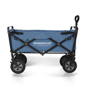 Wonderfold Outdoor S1 Utility Folding Wagon with Stand