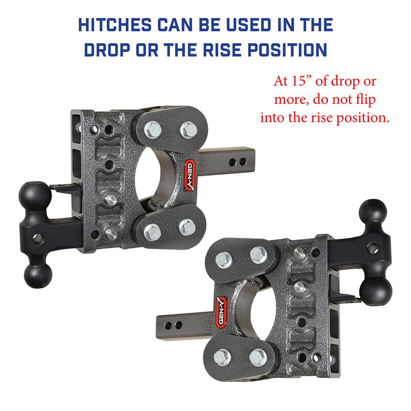 Gen-Y Hitch Boss Torsion-Flex 6" Drop Hitch and Dual-Ball, 21,000-lb., 2.5" Shank image number 5