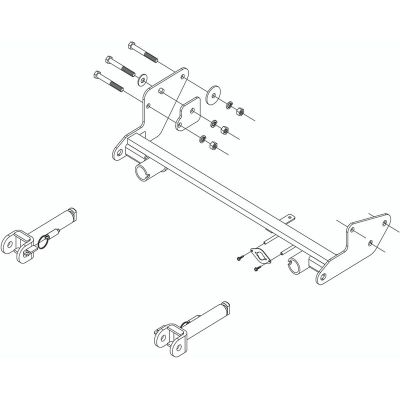 Roadmaster Direct-Connect Baseplate Kit—1996-2006 Jeep Wrangle ( 521424-5) image number 2