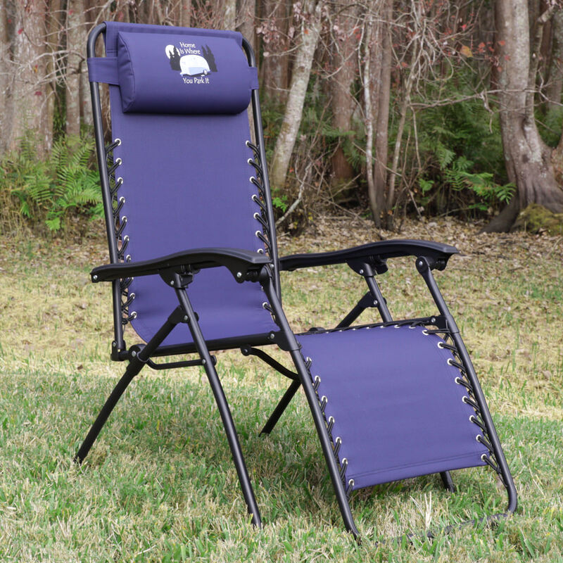 Home is Where You Park It Zero Gravity Recliner, Navy image number 8