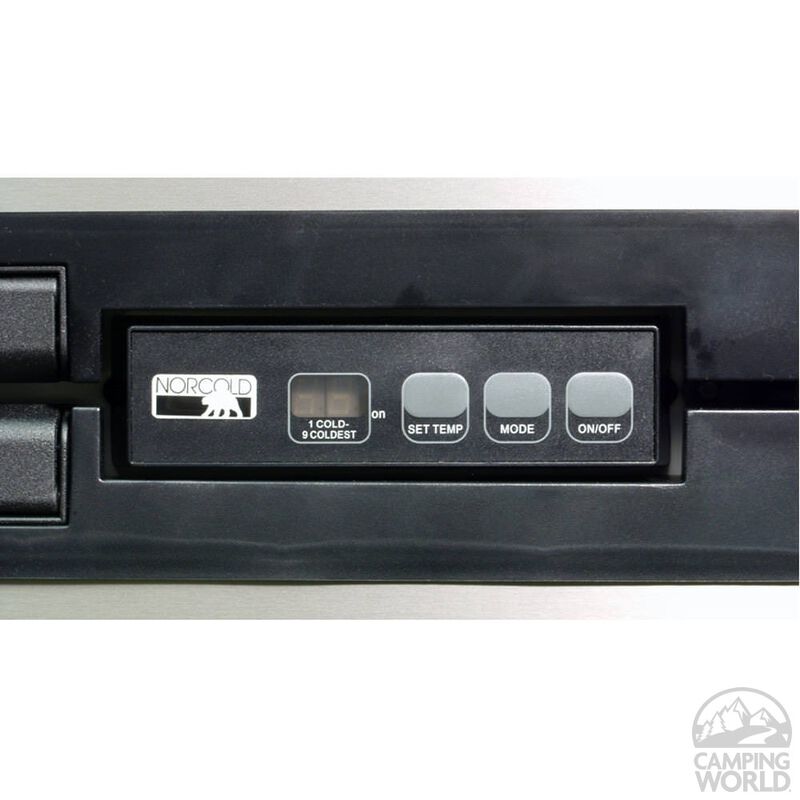 Norcold Refrigerator with Ice Maker and Stainless Steel Wraparound Doors,12CF image number 4