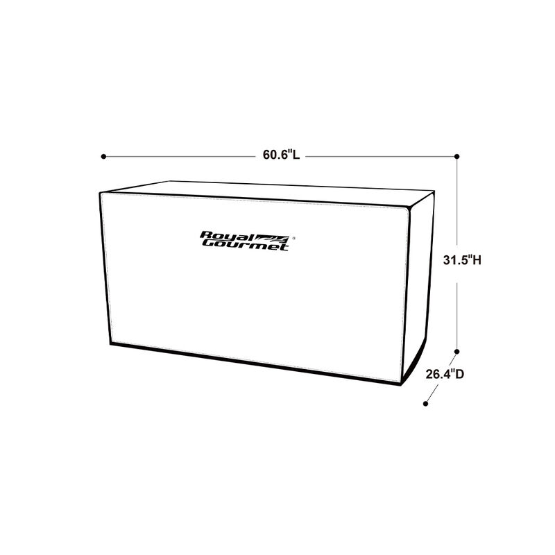 Royal Gourmet Corp 60'' Grill Cover image number 10