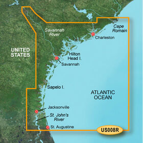 Garmin BlueChart g2 Vision - Charleston to Jacksonville