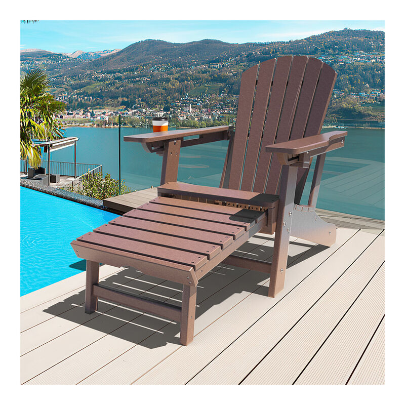 Upland Adjustable Adirondack Chair with Built-In Ottoman image number 8