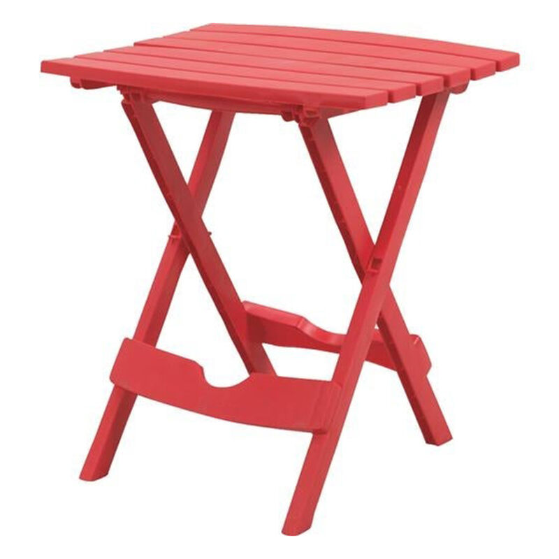 Quik-Fold Side Table, Cherry Red image number 1