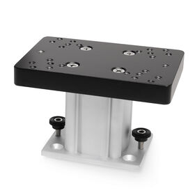 Aluminum Fixed Base Downrigger Pedestal, 4"