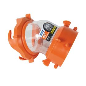 Camco RhinoFLEX 45 Degree Clear Sewer Hose Swivel Fittings