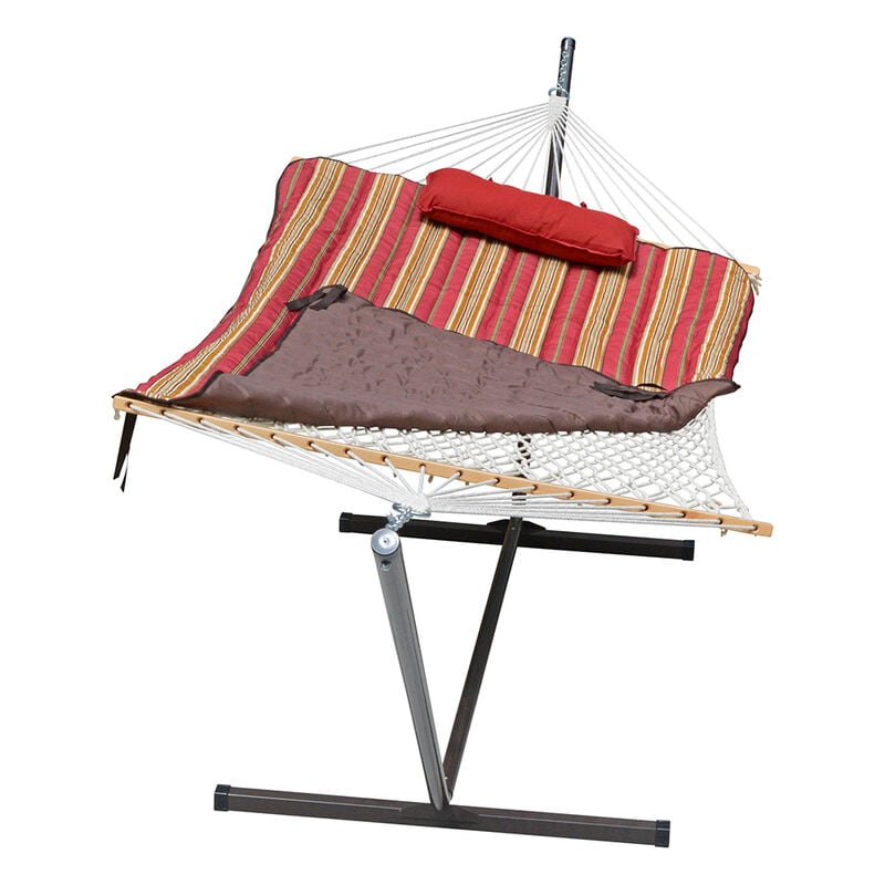 Algoma Rope Hammock, Stand, Pad, and Pillow Combination image number 19