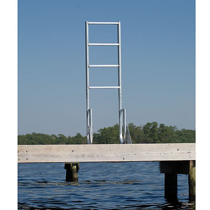 International Dock Flip-Up Dock Ladder, 3-Step image number 6