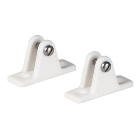 Bimini Top Fittings - Nylon 90&deg; Deck Mounts, pair