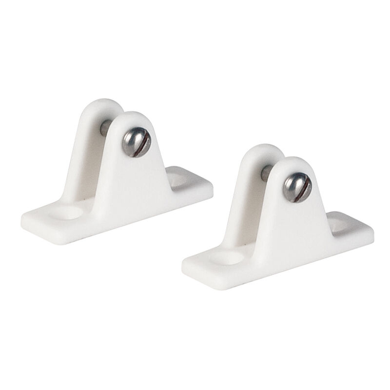 Bimini Top Fittings - Nylon 90&deg; Deck Mounts, pair image number 1