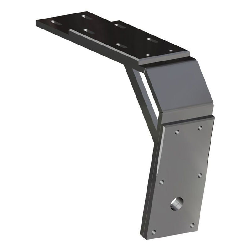 Power-Pole Deck Mount, 13" Aft, 11" Drop, Black