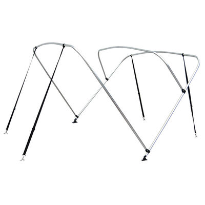 Shademate Bimini Top 3-Bow Aluminum Frame Only, 5'L x 32"H, 73"-78" Wide