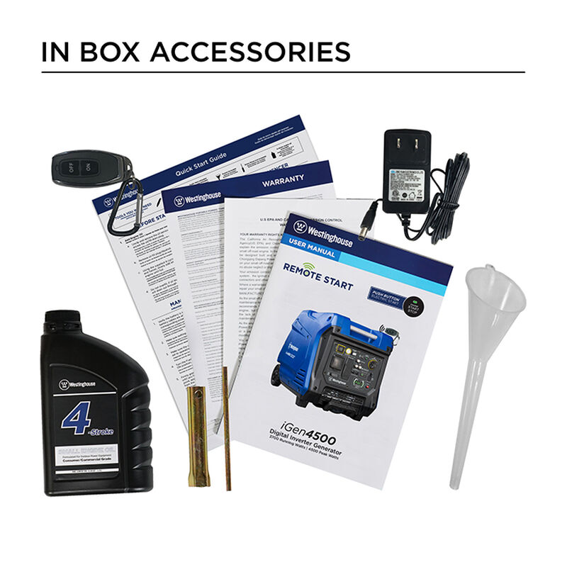 Westinghouse iGen4500 4,500/3,700 Watt Gas Inverter Generator image number 7