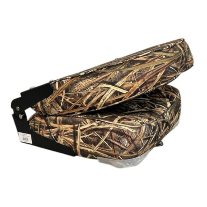 Horizon Manufacturing 22" Boat Seat Fold Down High Back - Camo Shadow Grass Blades image number 2