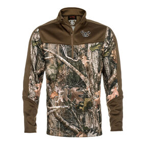 TrueTimber Men's Performance Camo Quarter-Zip Pullover
