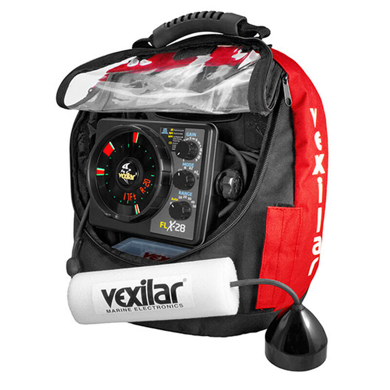 Vexilar FLX-28 Pro Pack II Flasher with ProView Ice-Ducer image number 1