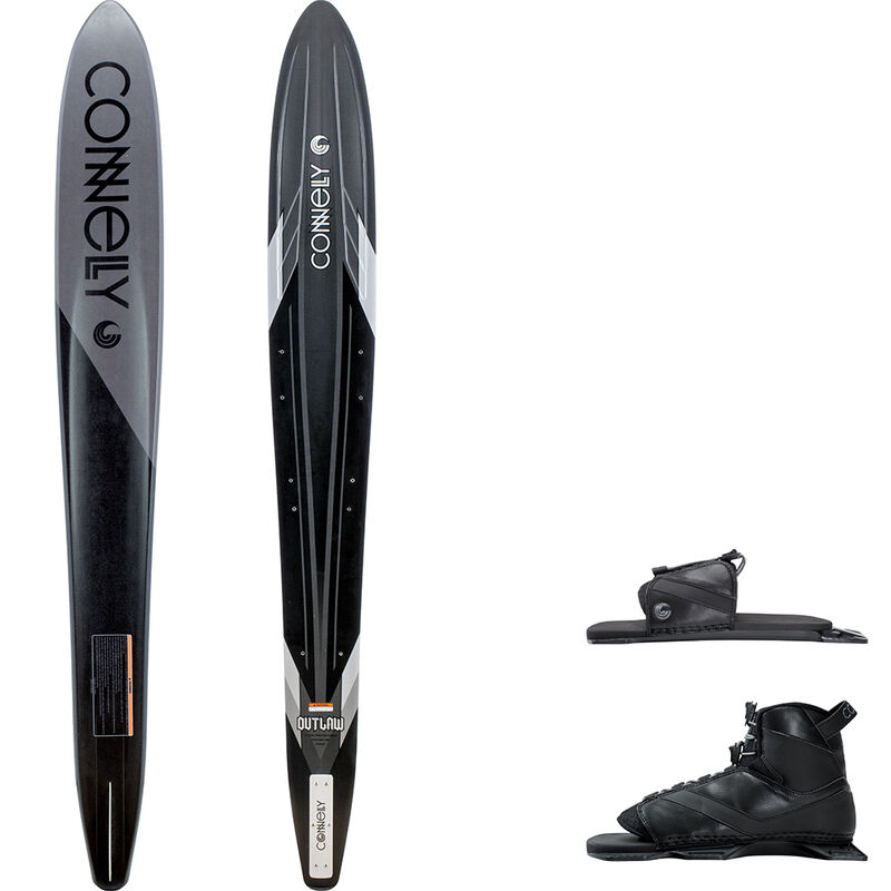 Connelly Outlaw Slalom Waterski With Shadow Binding And Rear Toe Plate image number 1