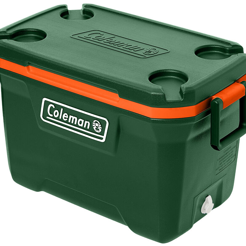 Coleman 316 Series 70-Quart Hard Ice Chest Cooler, Olive image number 2