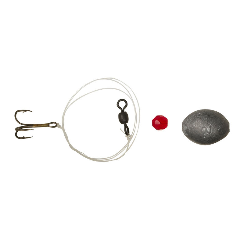 Little Stinker Tie 'N Go Dough Ball Bait Rig, 20-lb. Line, #4 Hook, 2 oz. Egg Sinker image number 1