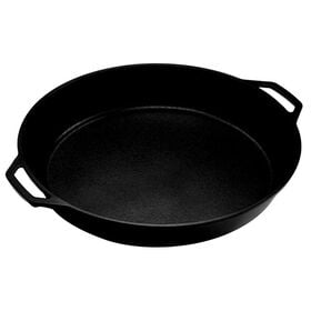 Lodge Cast Iron Seasoned Skillet with Loop Handles, 17"