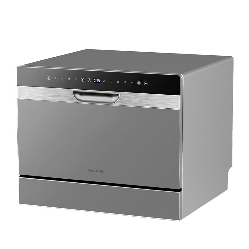CONTOURE Compact Countertop or Built-In Dishwasher, Titanium image number 5