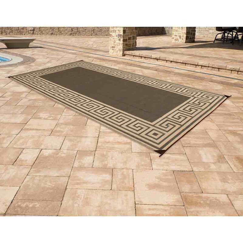 Reversible Greek Motif Design Patio Mat image number 12